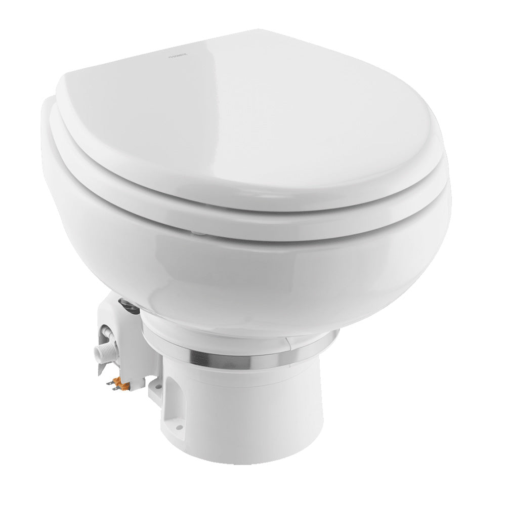 Dometic MasterFlush 7120 White Electric Macerating Toilet w/Orbit Base - Freshwater - 24V - Deckhand Marine Supply