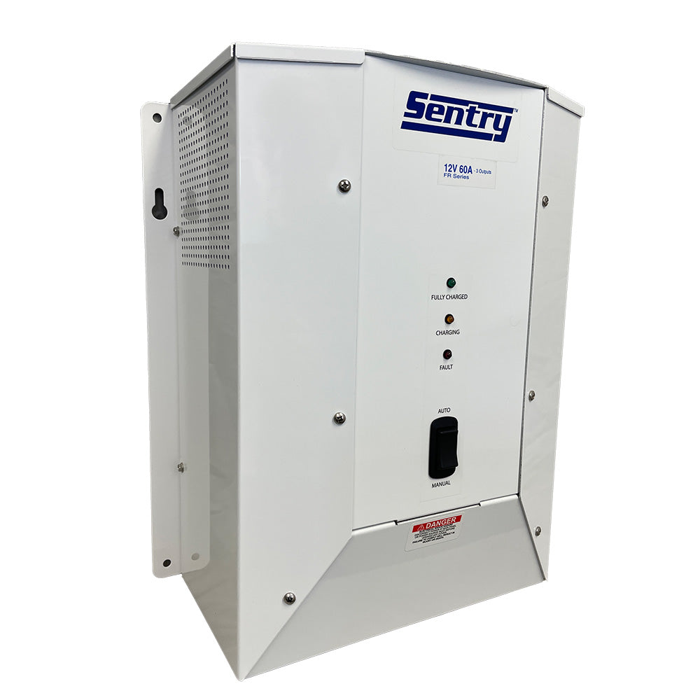 Sentry Marine Battery Charger 115/230V Input 12VDC - 60A - 3-Bank - Deckhand Marine Supply