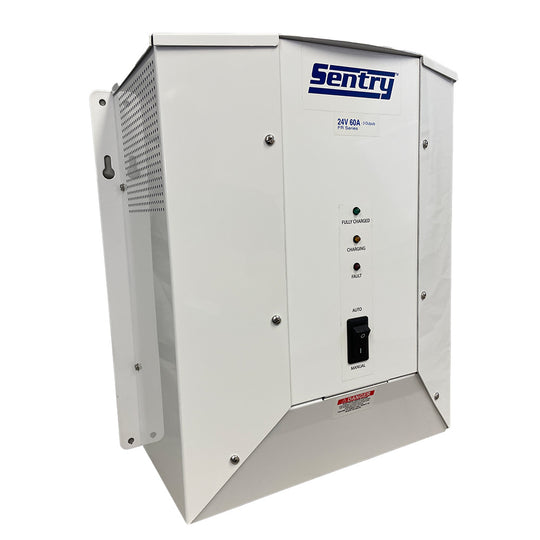 Sentry Marine Battery Charger 115/230V Input 24VDC - 60A - 3-Bank - Deckhand Marine Supply