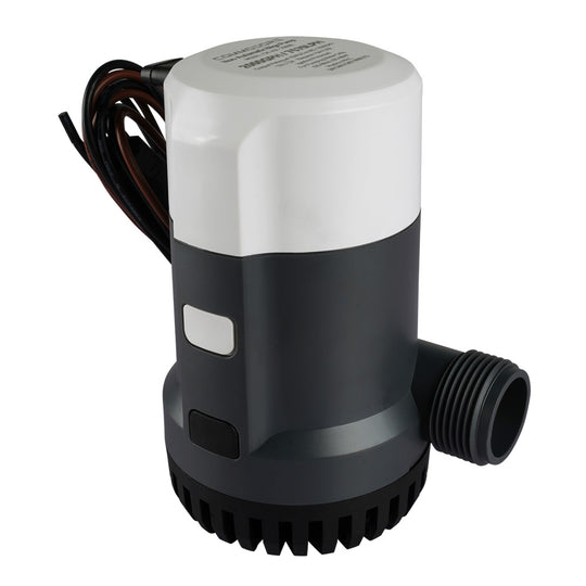 Commodore 2000 GPH Automatic AMP Sensor Bilge Pump - 12V - Deckhand Marine Supply