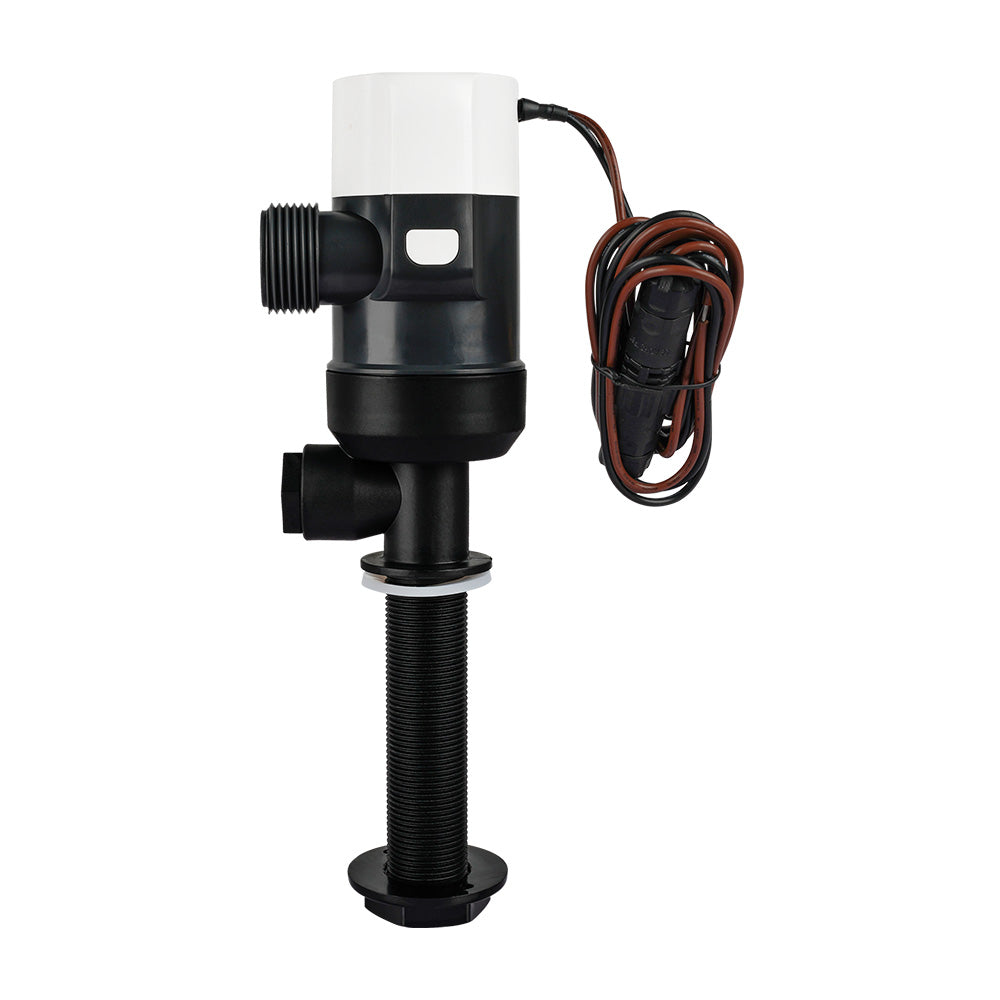 Commodore 1100 GPH Vertical Livewell Pump - Long - 12V - Deckhand Marine Supply