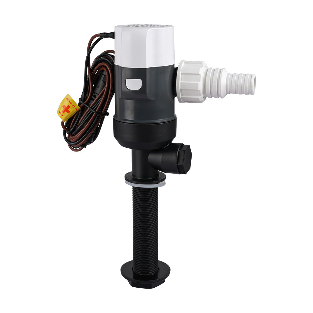 Commodore 1100 GPH Vertical Livewell Pump - Long - 12V - Deckhand Marine Supply