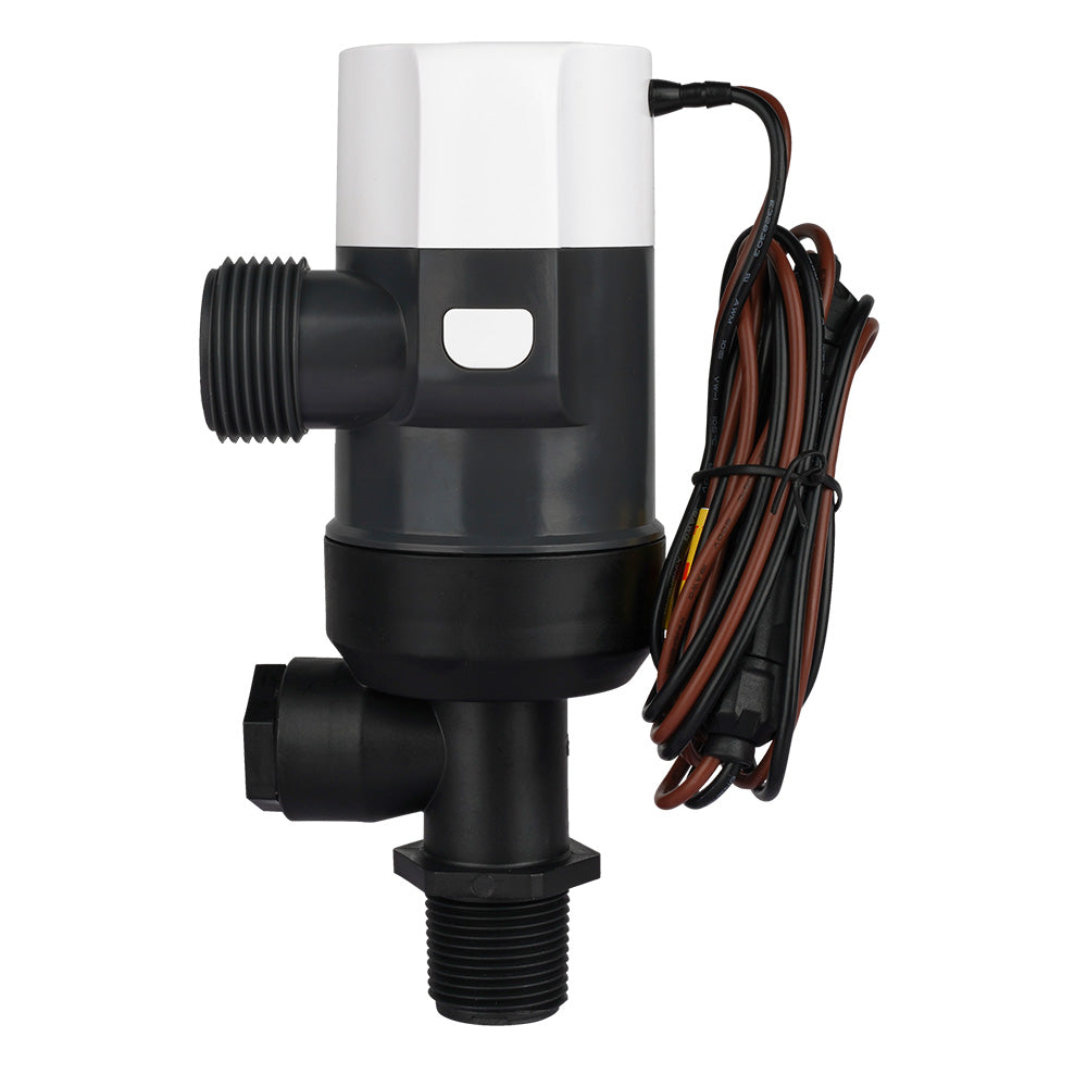 Commodore 1100 GPH Vertical Livewell Pump - Short - 12V - Deckhand Marine Supply