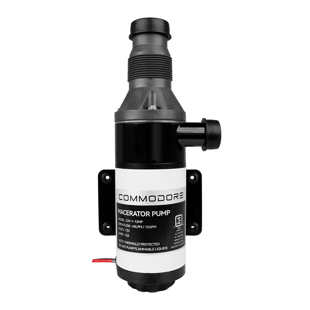 Commodore 12 GPM Macerator Pump - 12V - Deckhand Marine Supply