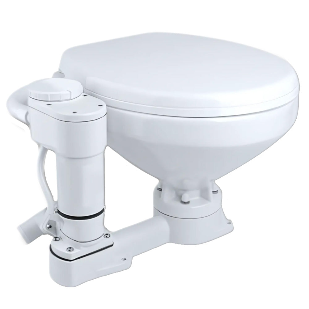 Commodore Electric Marine Toilet - Twist Flush - Regular Size - Deckhand Marine Supply