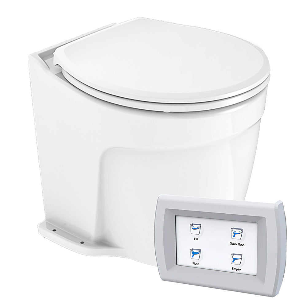 Commodore Deluxe Flush Electric Toilet - Raw Water Pump - Deckhand Marine Supply