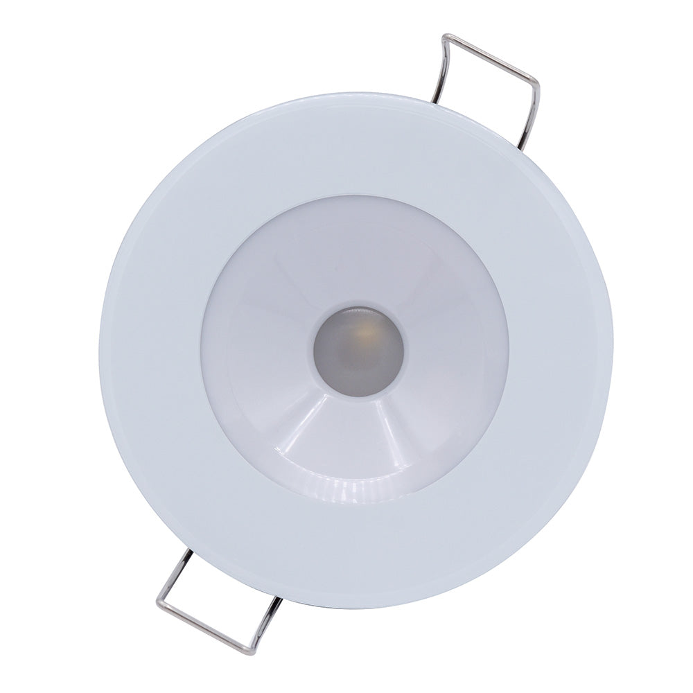 Lumitec Illusion Flush Mount LED Down Light - Spectrum RGBW - Warm White - Deckhand Marine Supply