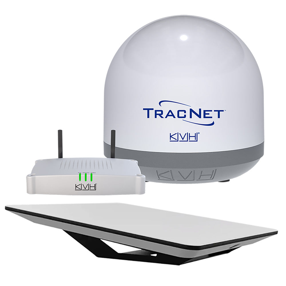 KVH HP Starlink Flat Panel Terminal Kit w/TracNet Coastal Pro 5G/WiFi Compact Terminal w/TracNet Hub - Deckhand Marine Supply