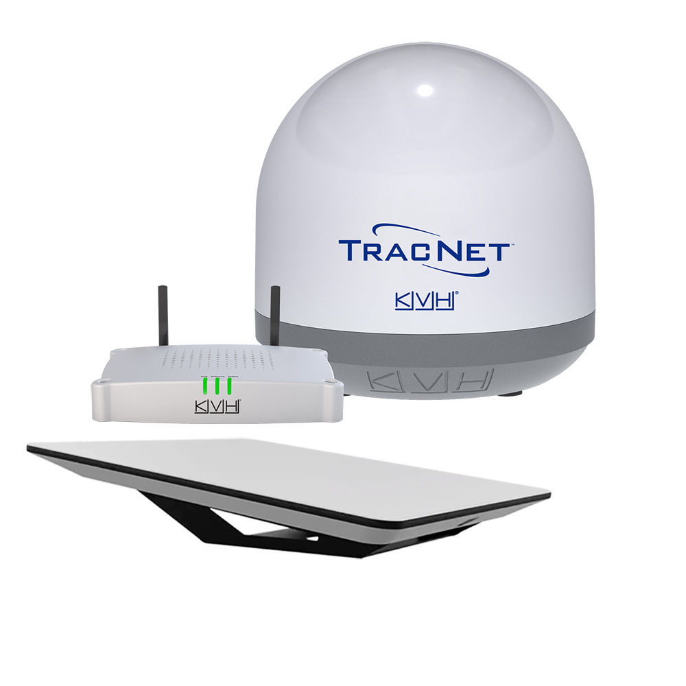 KVH HP Starlink Flat Panel Terminal Kit w/o Router  Ethernet Adapter w/TracNet Coastal Pro 5G/WiFi Compact Terminal - Deckhand Marine Supply