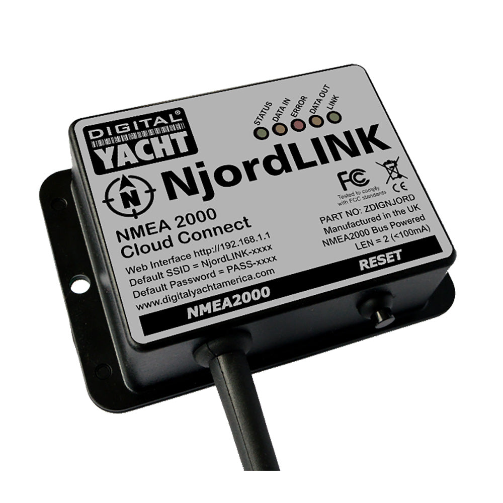 Digital Yacht NjordLINK NMEA 2000 Cloud Gateway - Deckhand Marine Supply