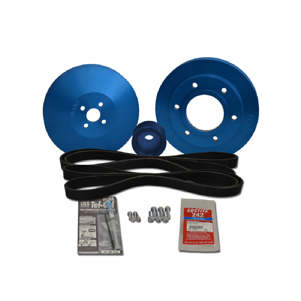 Balmar Pulley Kit f/Yanmar 6LY, 6LYA-STP, 6LY2-STP - Deckhand Marine Supply
