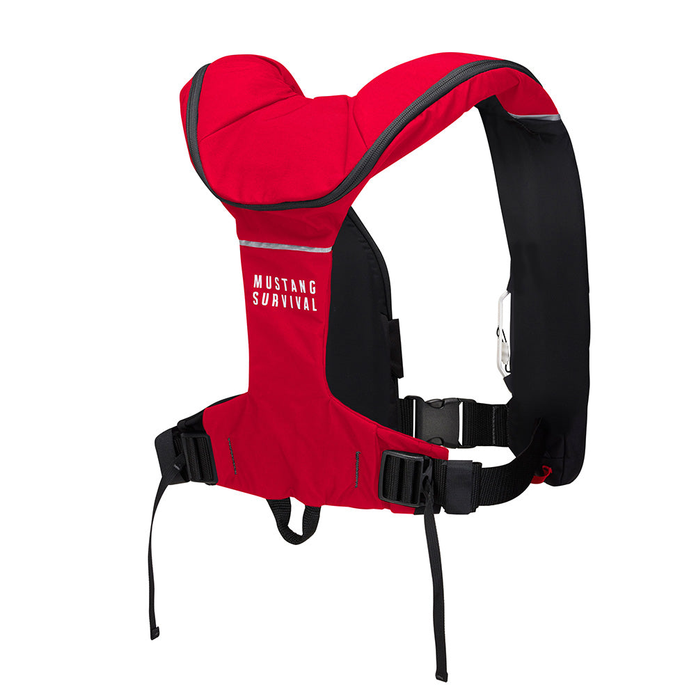 Mustang Elite 190 Offshore Inflatable PFD - Red/Black - Deckhand Marine Supply