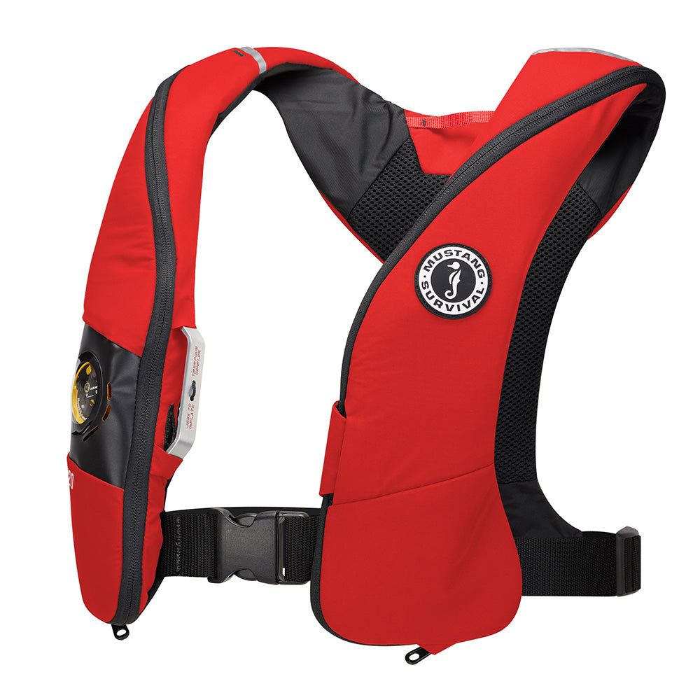 Mustang Elite 120 Coastal Inflatable PFD - Red - Deckhand Marine Supply