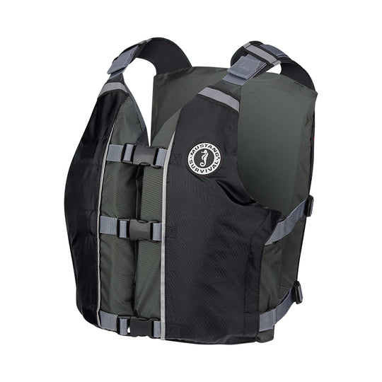 Mustang APF Foam Vest - Universal - Black/Grey - Deckhand Marine Supply