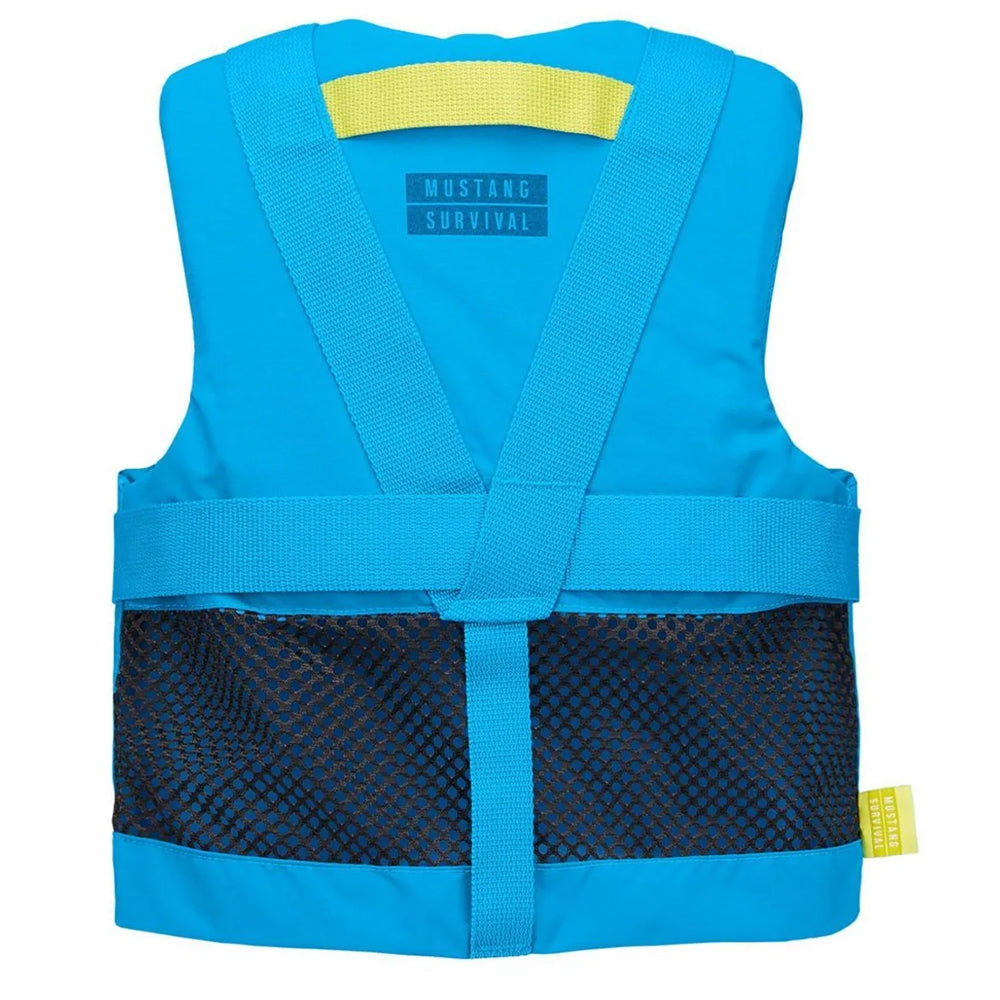 Mustang Youth REV Foam Life Vest - Azure Blue - Deckhand Marine Supply