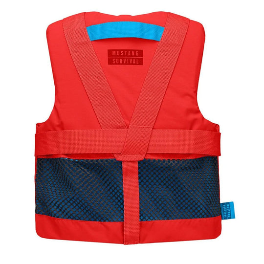 Mustang Youth REV Foam Life Vest - Imperial Red - Deckhand Marine Supply