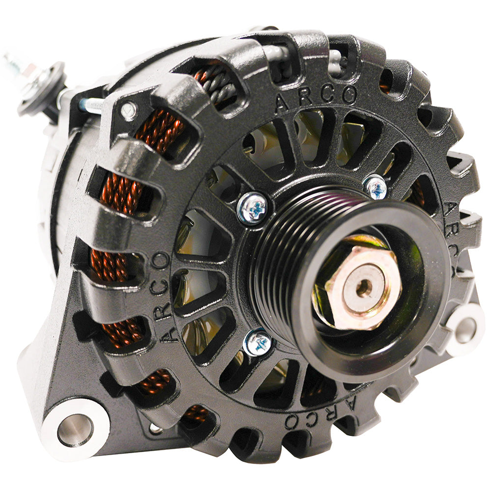 ARCO Marine Zeus A275L N62 Alternator w/Clutch Pulley  Terminal Block - Deckhand Marine Supply