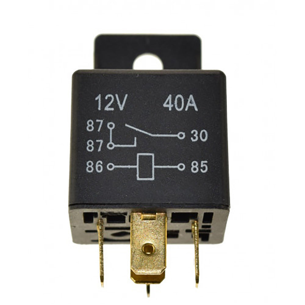 Regitar USA Relay w/Tab f/Most Engines: 30AMP, 5 Terminal, Single Pole/Double Throw - Deckhand Marine Supply