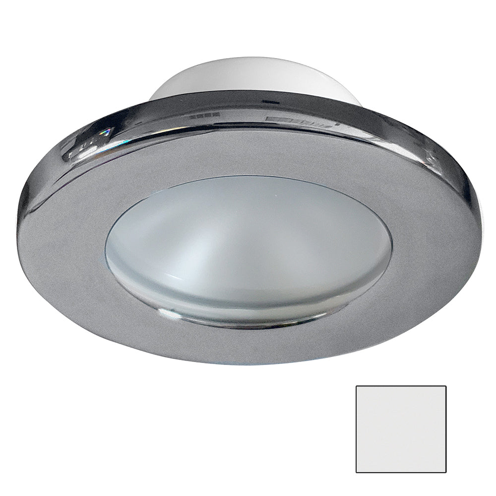 i2Systems Apeiron A3101Z - 2.5W Screw Mount Light - Cool White - Brushed Nickel - Deckhand Marine Supply