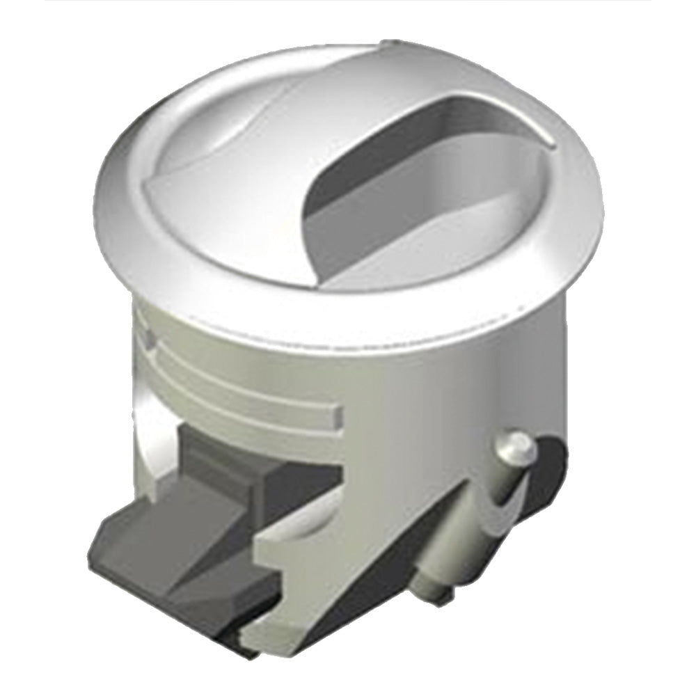 Southco Novibra Push To Latch - White - Deckhand Marine Supply