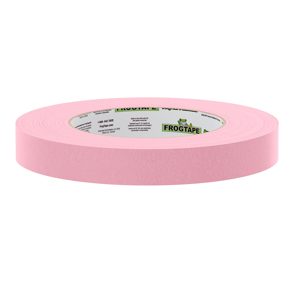 FrogTape CP 325 Medium-High Adhesion Masking Tape - 18MM x 55M x 12-Pack - Pink - Rated f/325F - Deckhand Marine Supply