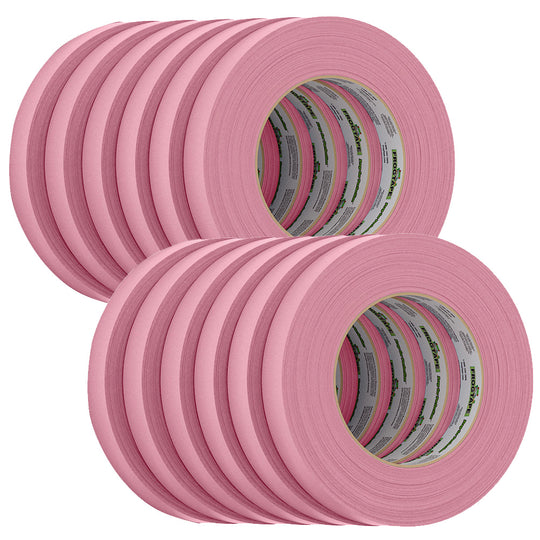 FrogTape CP 325 Medium-High Adhesion Masking Tape - 18MM x 55M x 12-Pack - Pink - Rated f/325F - Deckhand Marine Supply