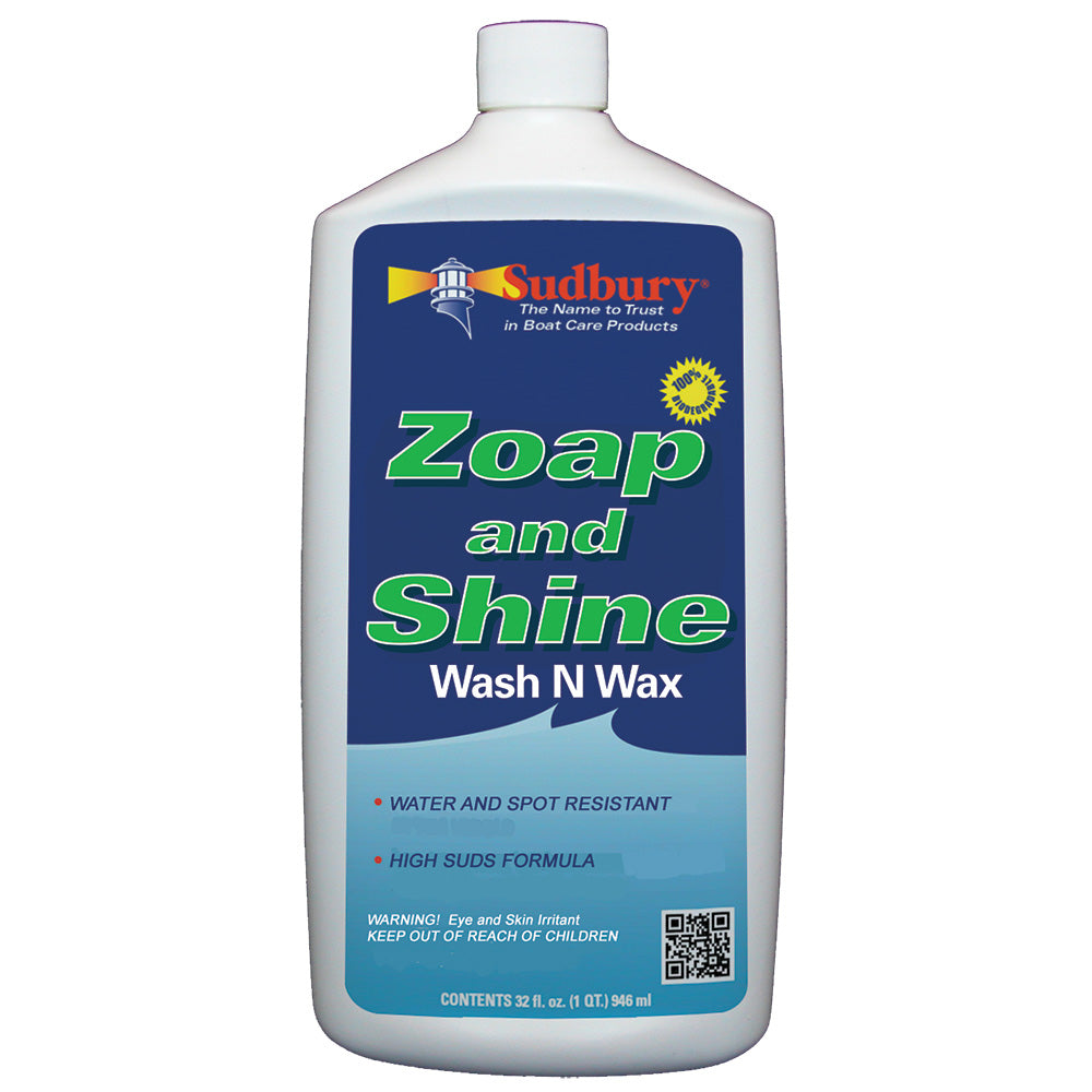 Sudbury Zoap  Shine - Quart - Deckhand Marine Supply