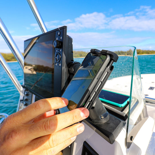 Scanstrut Edge 15W Wireless Adjustable Phone Charge Mount - 12/24V - Deckhand Marine Supply