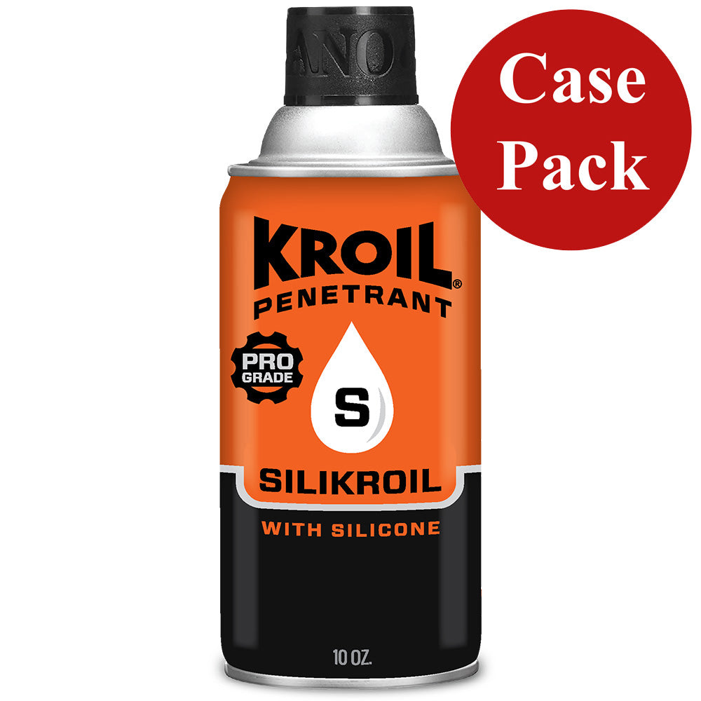 Kroil Silikroil Penetrant - Aerosol - 10oz Can with Silicone *Case of 12 - Deckhand Marine Supply