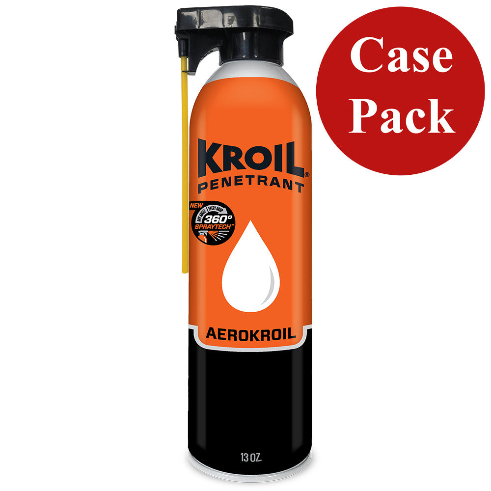 Kroil Original Penetrant - Aerosol - 13oz Can - Aerokroil Formula w/SprayTech *Case of 12 - Deckhand Marine Supply