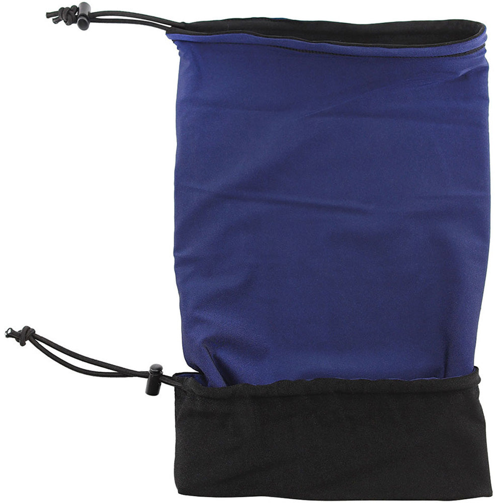 Dock Edge Reversible Fender Cover - Black/Blue - Small - Deckhand Marine Supply