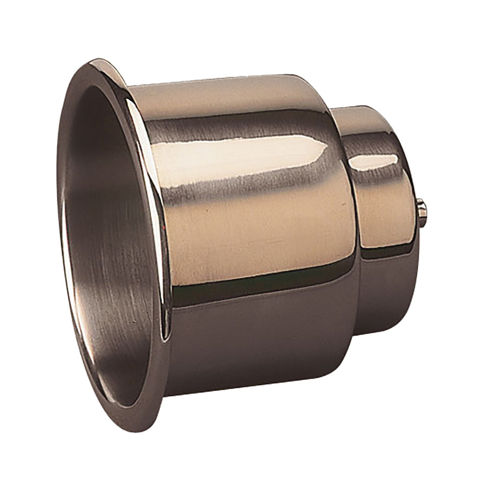 Sea-Dog Flush Mount Combo Drink Holder w/Drain Fitting - Stamped 304 Stainless Steel - Deckhand Marine Supply
