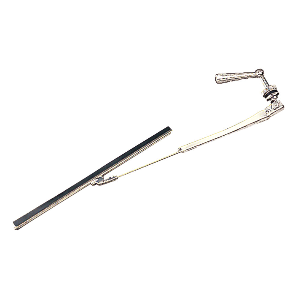 Sea-Dog Manual Windshield Wiper - Machined Brass Chrome Plated - Deckhand Marine Supply