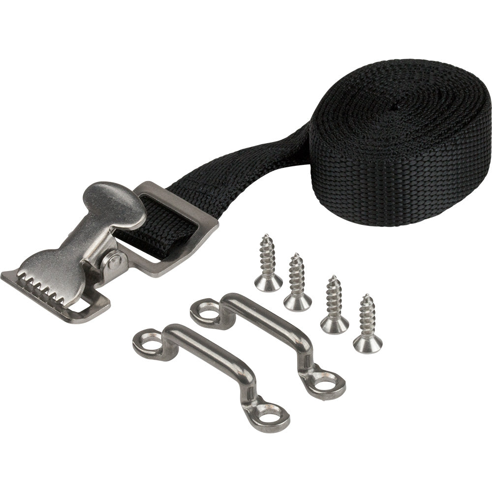Sea-Dog Gas Tank Strap - Nylon Webbing/304 Stainless Steel - 72" - Deckhand Marine Supply