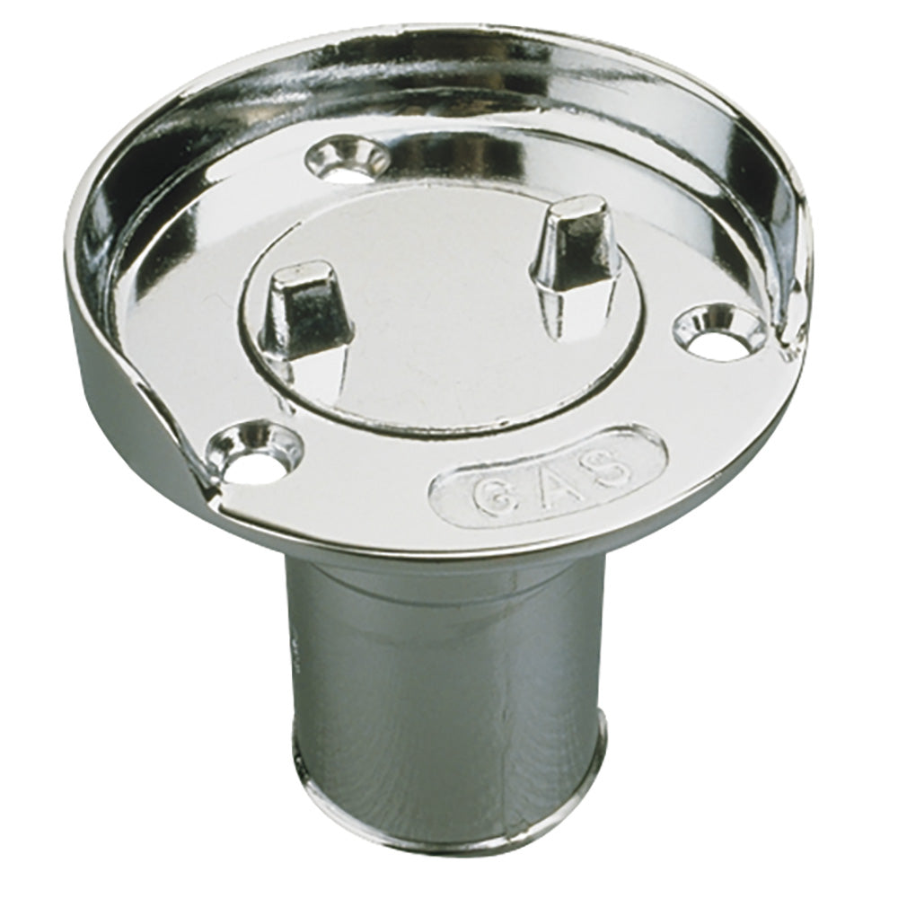 Sea-Dog Hose Deck Fill w/Splash Guard - Die Cast Zinc Chrome Plated - Deckhand Marine Supply