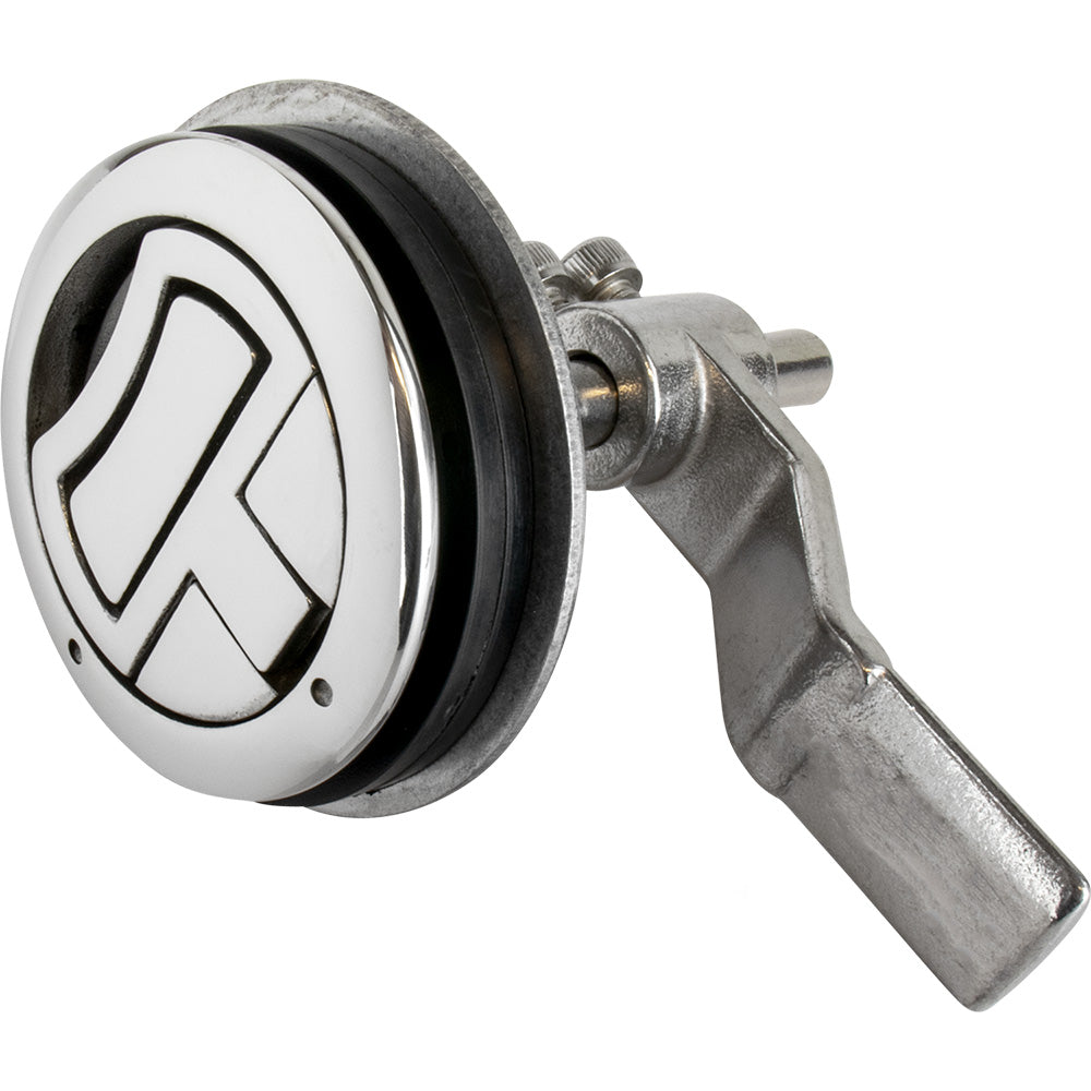 Sea-Dog Round Hatch Handle Latch - Investment Cast 316 Stainless Steel - Deckhand Marine Supply