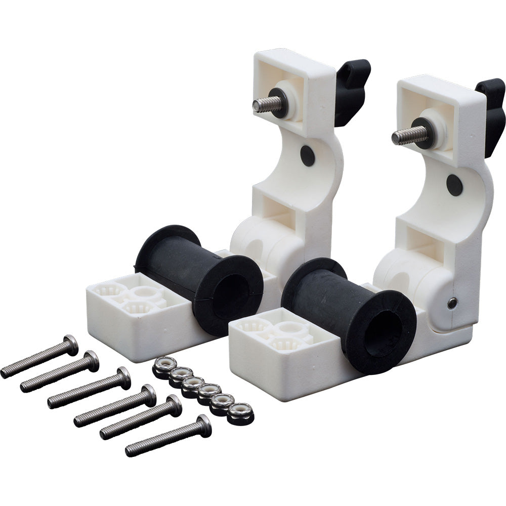 Sea-Dog Removable Round Rail Mount Clamps - Injection Molded Nylon/EDPM/Stainless Steel - Deckhand Marine Supply