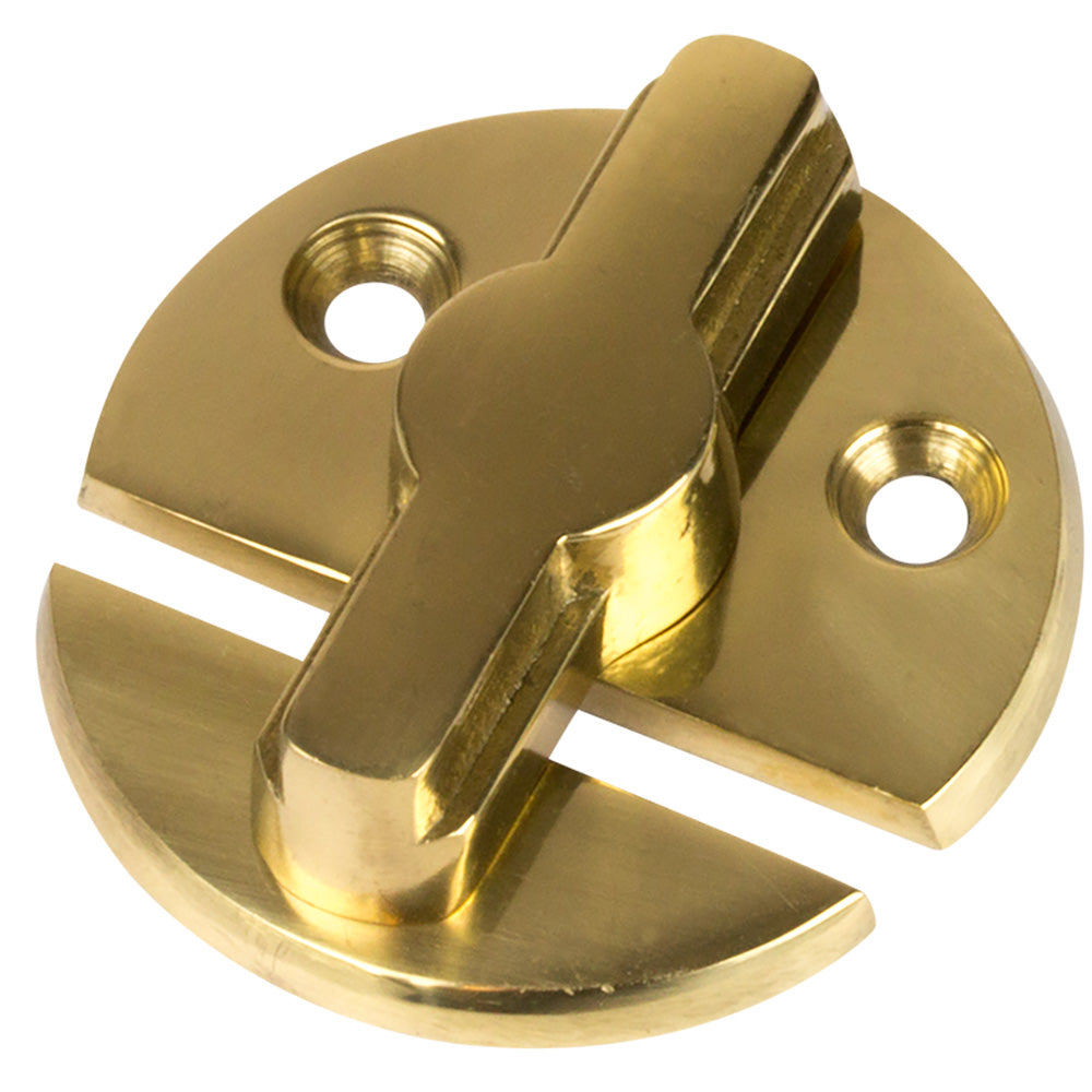 Sea-Dog Door Button - Chrome Plated Brass - Deckhand Marine Supply