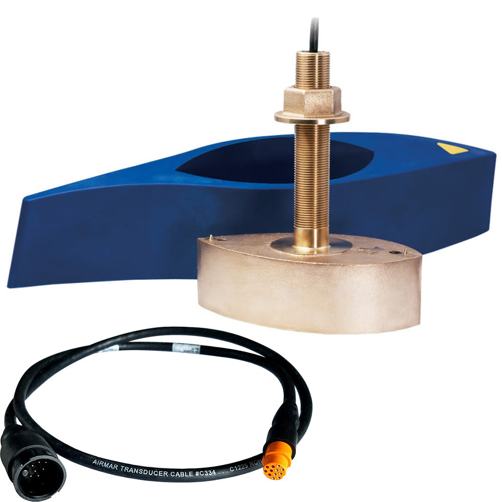 Airmar B275LH-W Bronze Chirp Thru-Hull f/Garmin w/12-Pin Connector - Deckhand Marine Supply