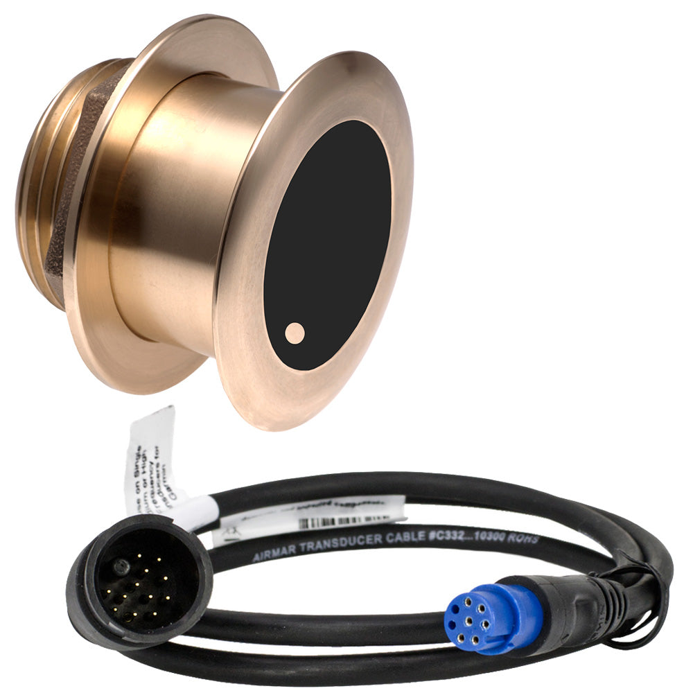 Airmar B175L Bronze 12 Degree Thru-Hull 1kW f/Garmin w/8-Pin Connector - Deckhand Marine Supply