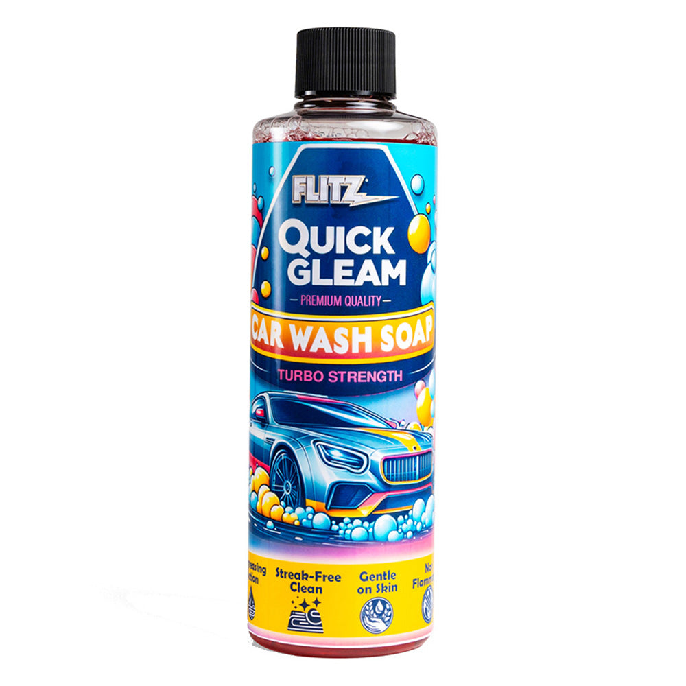 Flitz Quick Gleam Car Wash Soap - 8oz - Deckhand Marine Supply