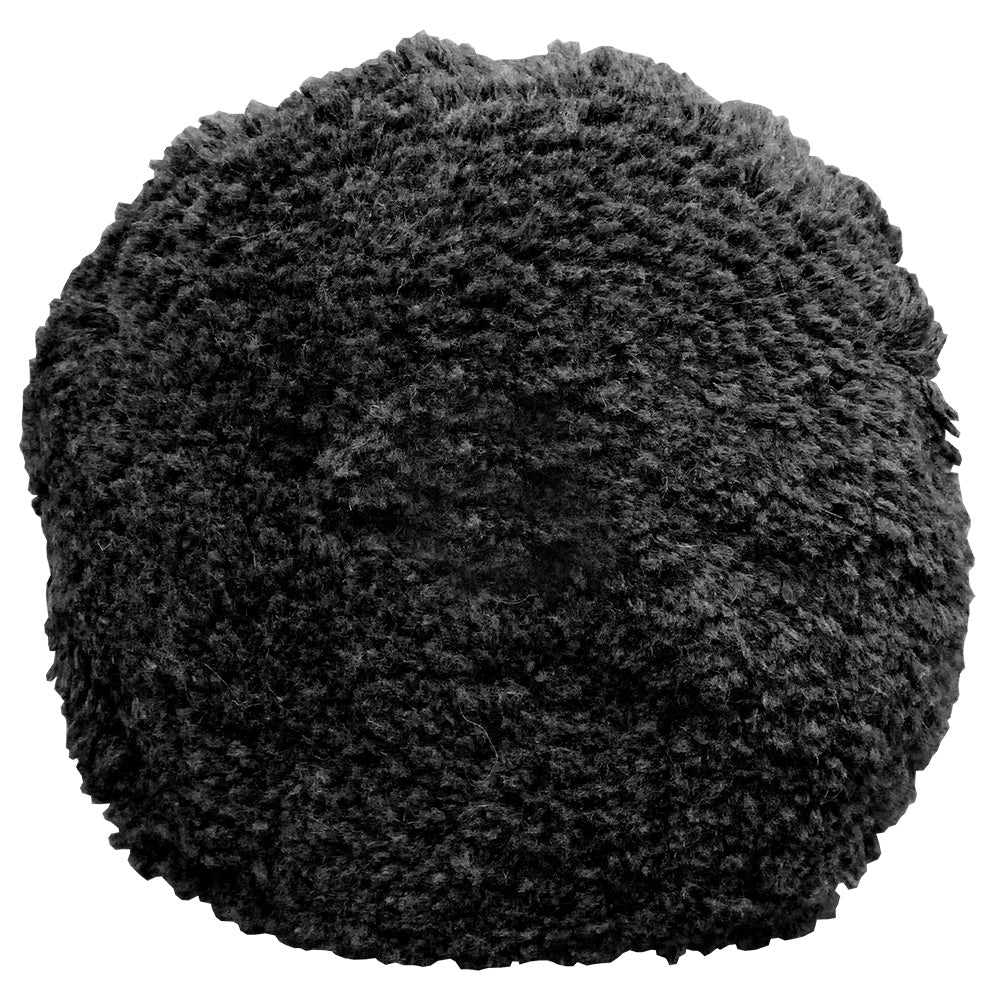 Presta Black Wool Heavy Cutting Pad - 9" - Deckhand Marine Supply