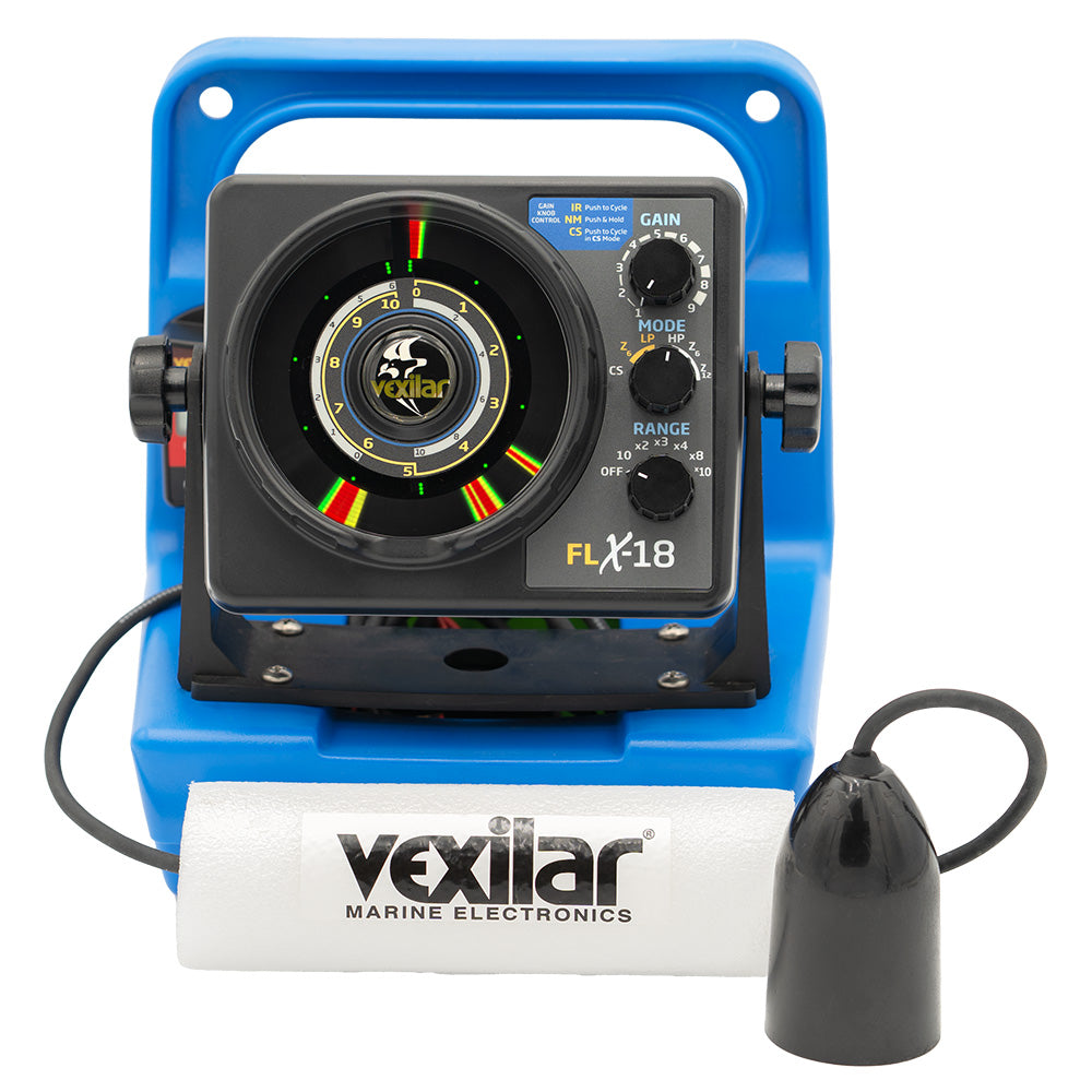 Vexilar FLX-18 Genz Pack w/12 Degree Ice-Ducer  DD-100 - Deckhand Marine Supply