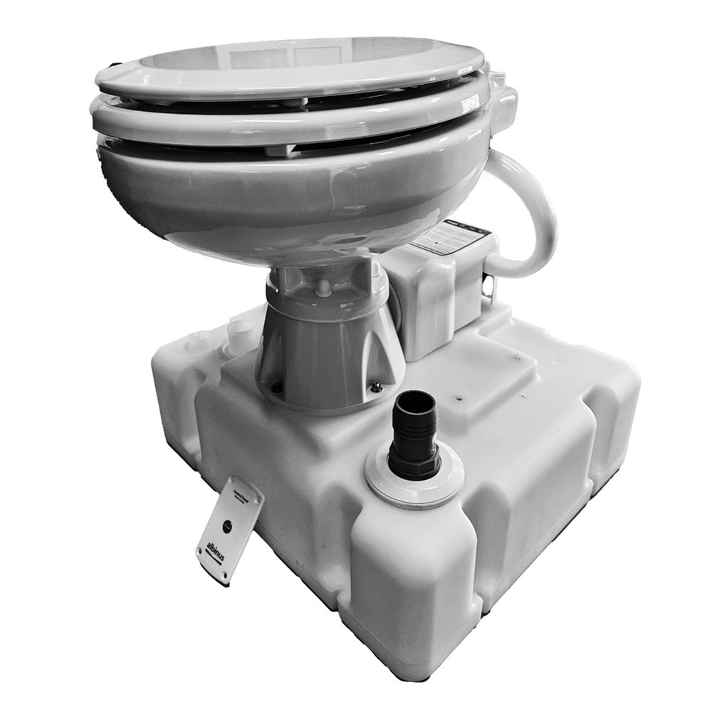 Albin Group Voyager Electric Compact Toilet System w/Tank - 12V - Deckhand Marine Supply