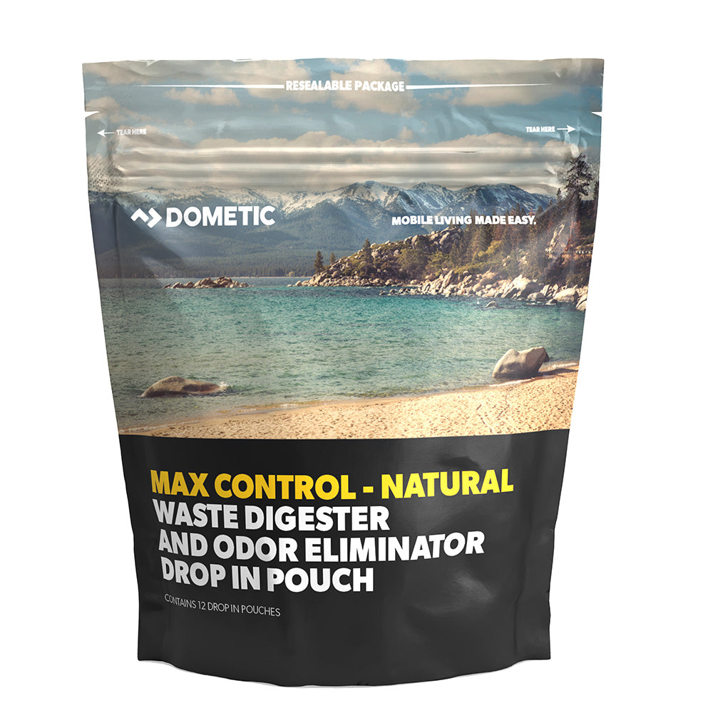 Dometic Max Control Waste Digester  Odor Eliminator Drop-In Pouch - 12-Pack - Deckhand Marine Supply