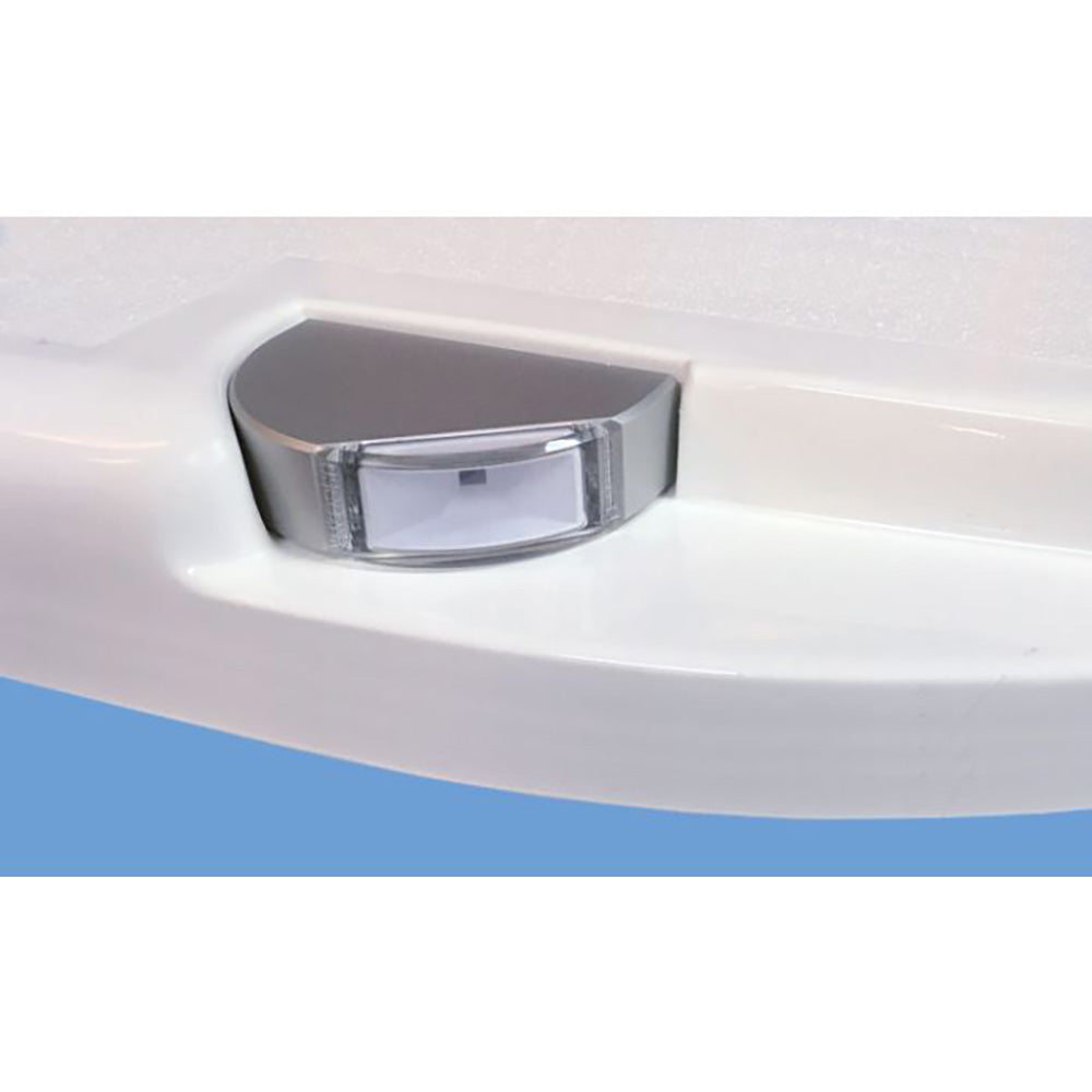 Lumitec Surface Mount Aluminum Navigation Light Port - Red - Deckhand Marine Supply