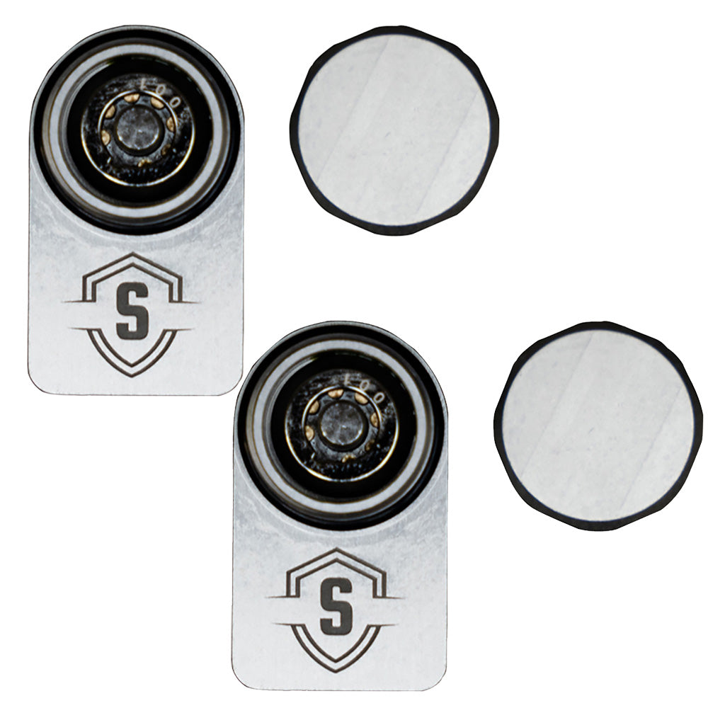 Secure Outdoors Elite Lock - Dual - Universal - Silver - Deckhand Marine Supply