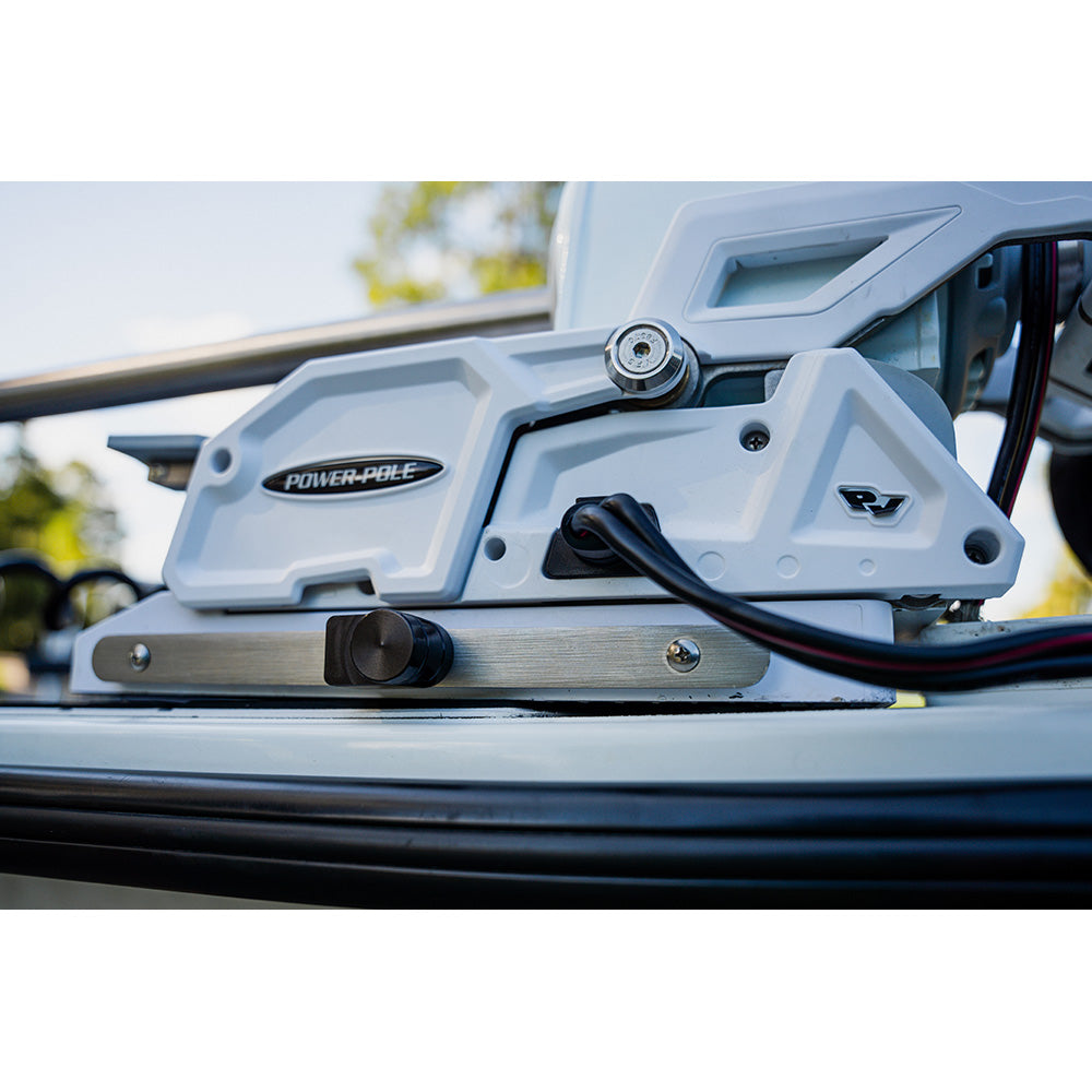 Secure Outdoors Elite Lock - Single - Power-Pole PV - Silver - Deckhand Marine Supply