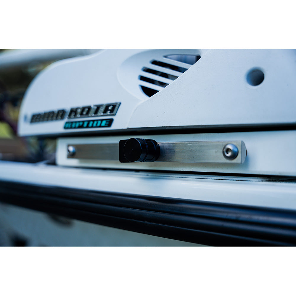 Secure Outdoors Elite Lock - Single - Minn Kota QRB - Silver - Deckhand Marine Supply
