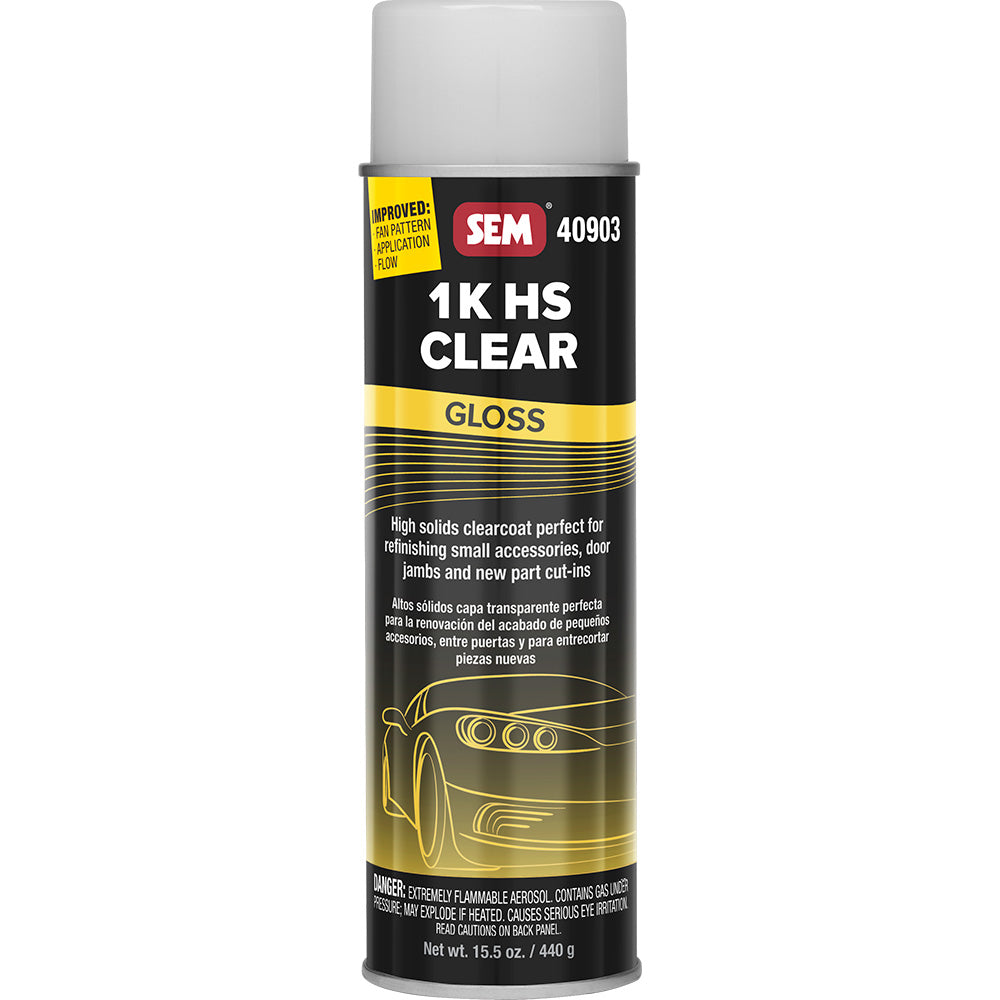 SEM 1K HS Clear - 20oz Aerosol Can - Gloss Finish - Deckhand Marine Supply